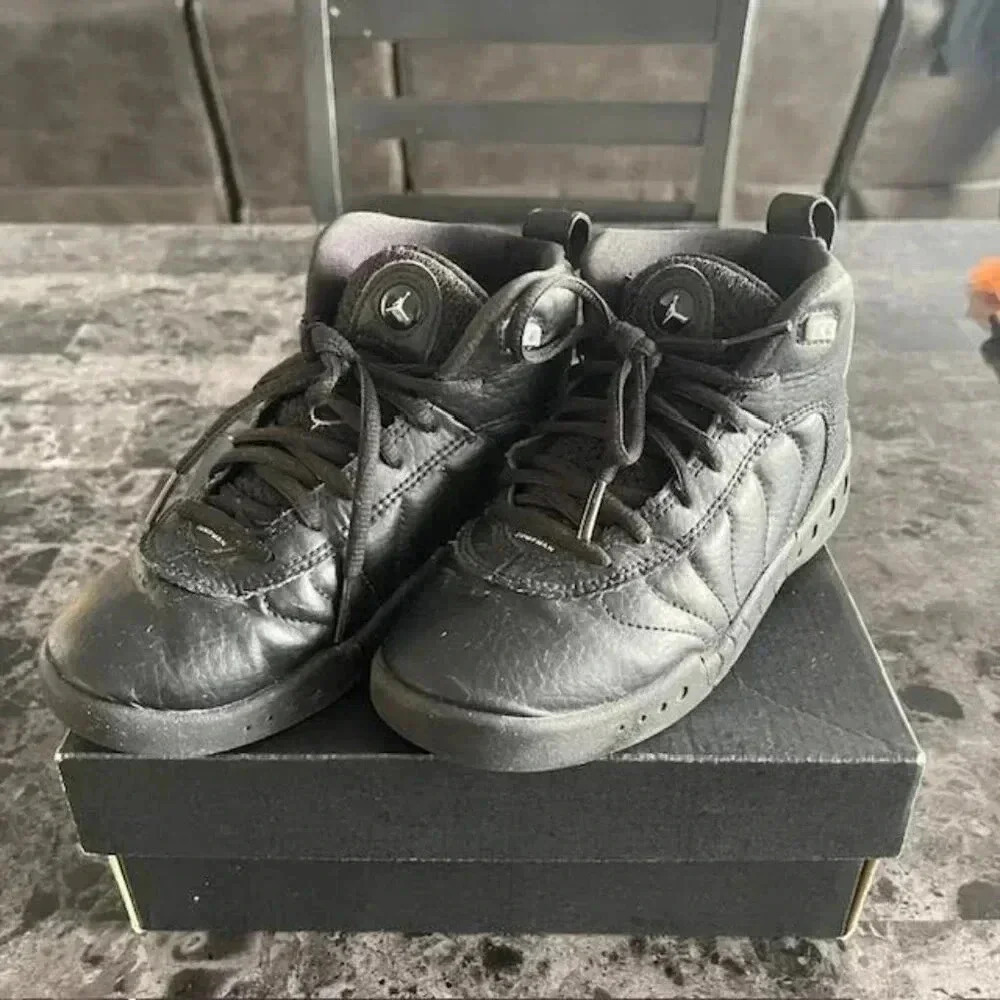 Jordan Jumpman Pro Kids' Sneakers in size 1Y Black Lace-Up